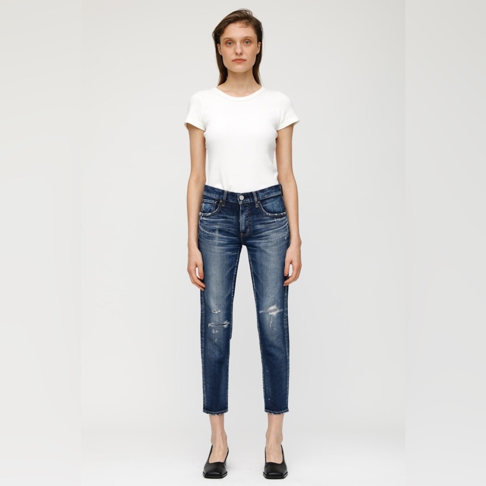 Moussy Vintage Lancaster Skinny In Dark Blue Size 28 New